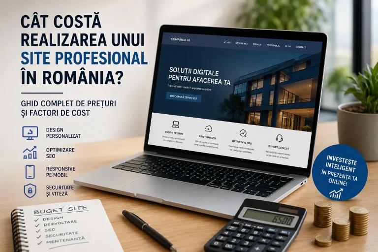 Cât costă realizarea unui site profesional în România