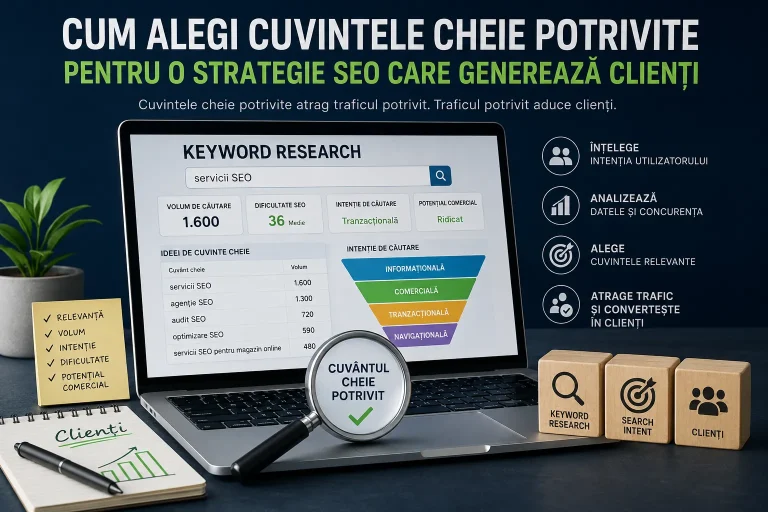 Cum alegi cuvintele cheie potrivite pentru o strategie SEO care generează clienți Cum alegi cuvintele cheie potrivite pentru o strategie SEO care generează clienți