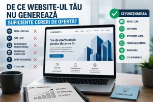 De ce website ul companiei tale nu generează suficiente cereri de ofertă