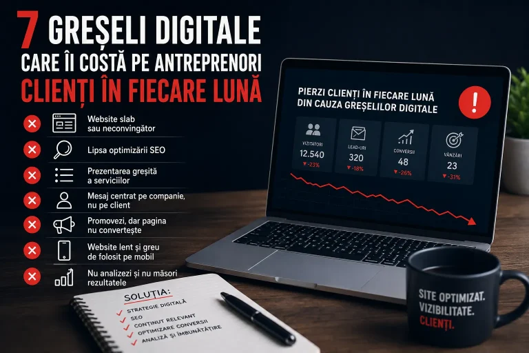 greșeli digitale antreprenori