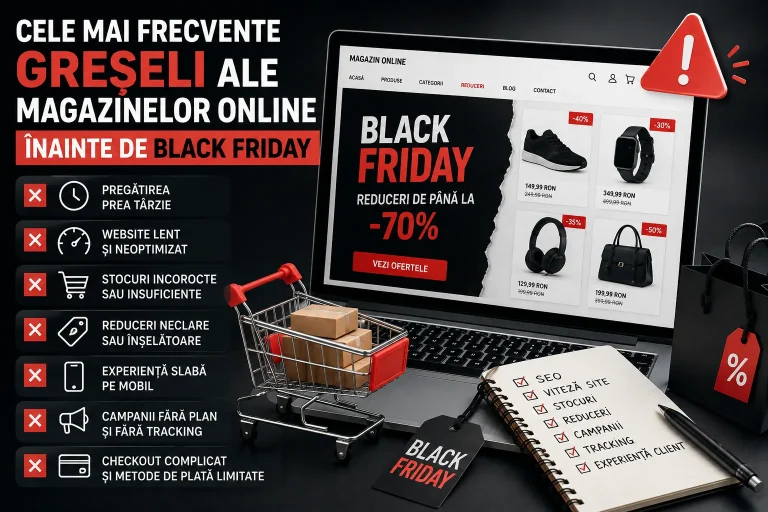 greșeli magazine online Black Friday